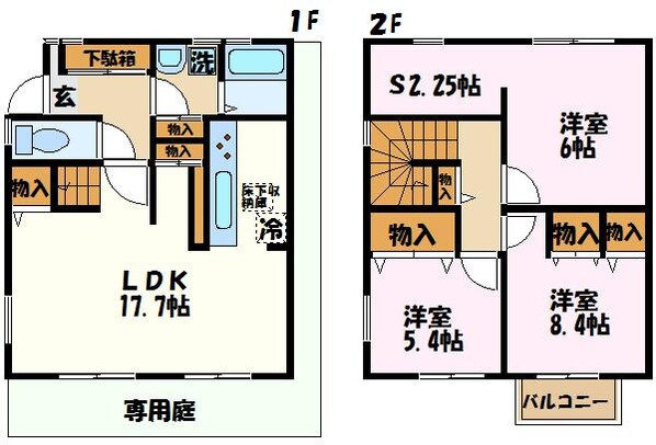 ハイジアの物件間取画像